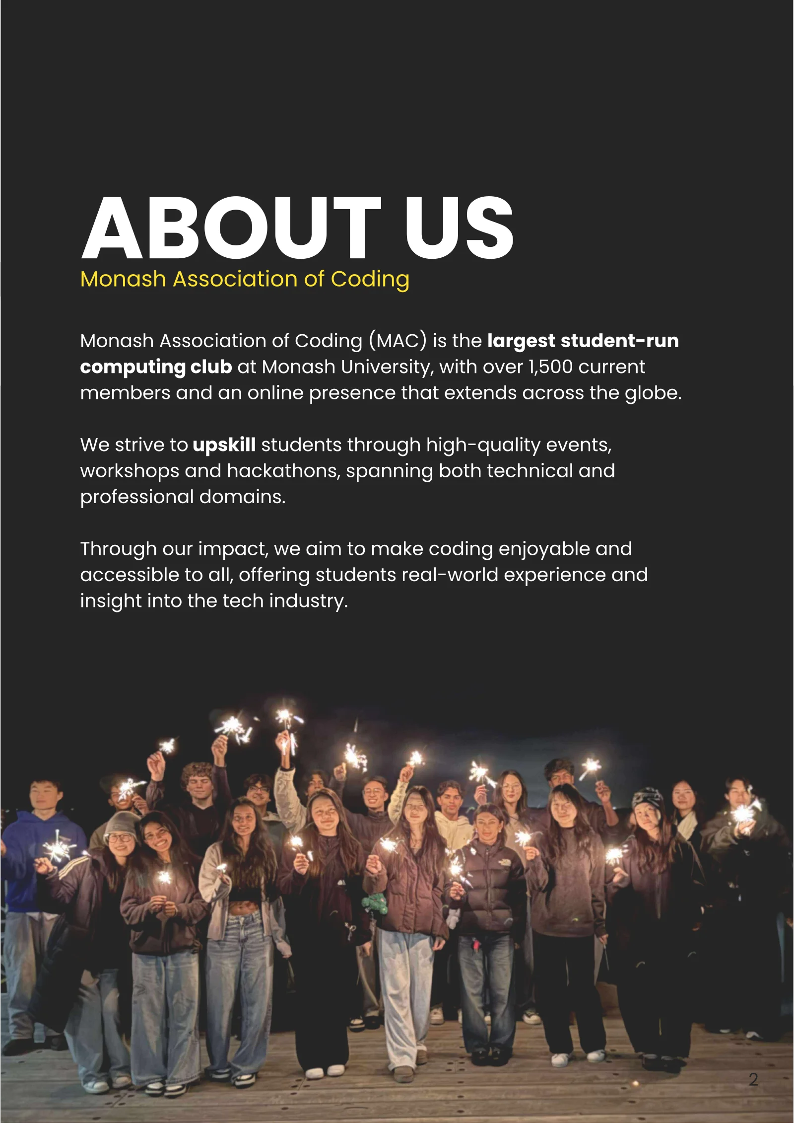 About Us - Monash Association of Coding